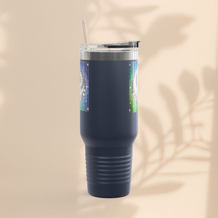 Galaxy Dragon Insulated Travel Mug - 40oz Eco-Friendly Water Bottle, Perfect for Camping, Road Trips, Gifts for Him/Her, Motivational Cup
