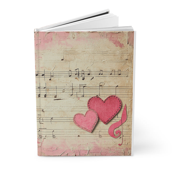 Hardcover Journal Matte - Two Hearts