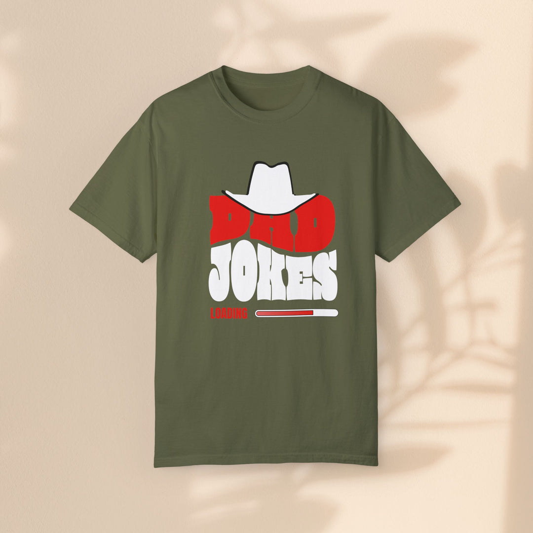 Funny Dad Jokes Unisex T-Shirt - Garment-Dyed Humor Tee