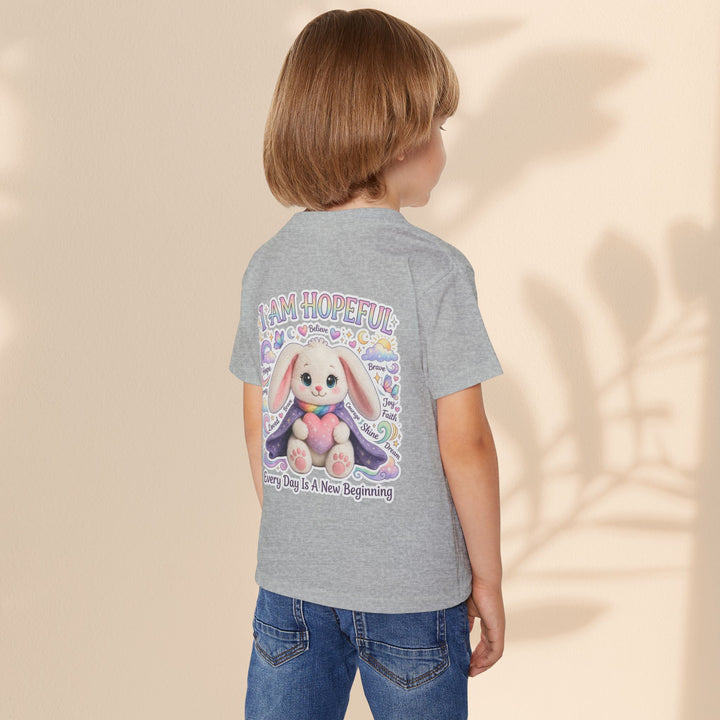 I Am Hopeful Bunny Toddler T-Shirt for Kids