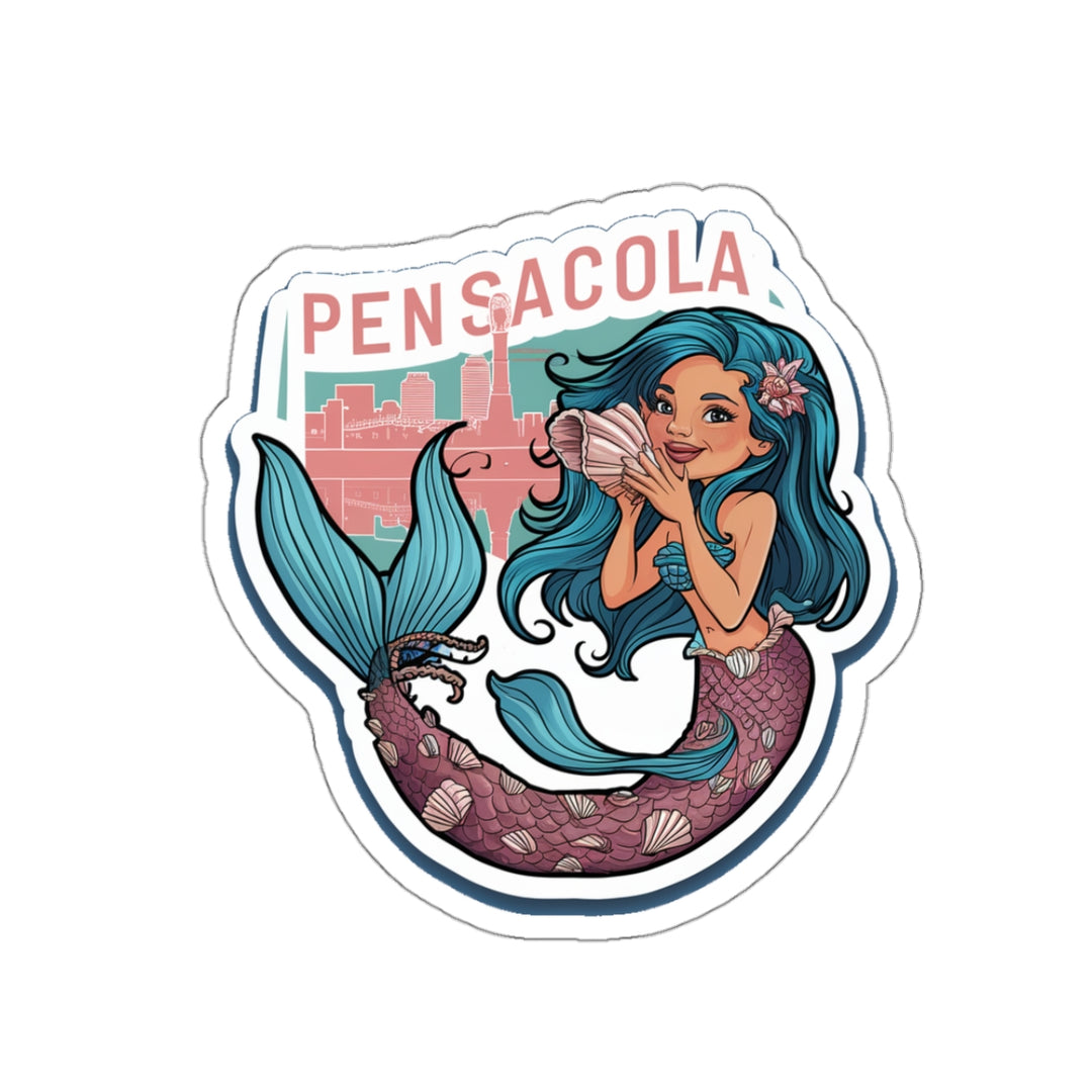 Kiss-Cut Stickers - Pensacola Mermaid