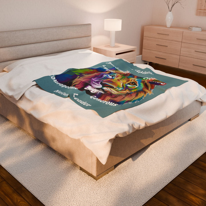 Velveteen Plush Blanket - LEO