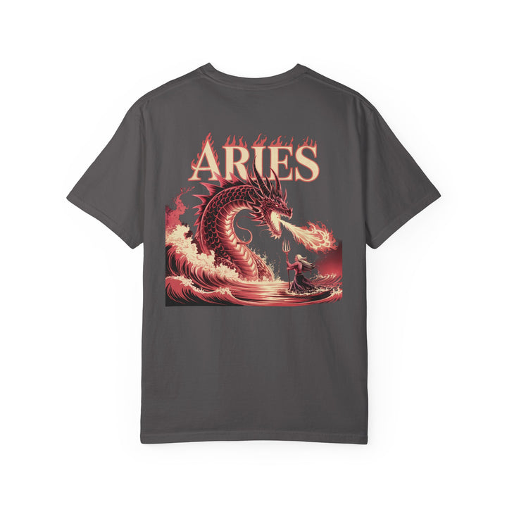 Aries Graphic T-Shirt: Unisex Astrology Tee, Zodiac Shirt for Birthdays & Everyday Wear, Perfect Gift for Aries Friends
