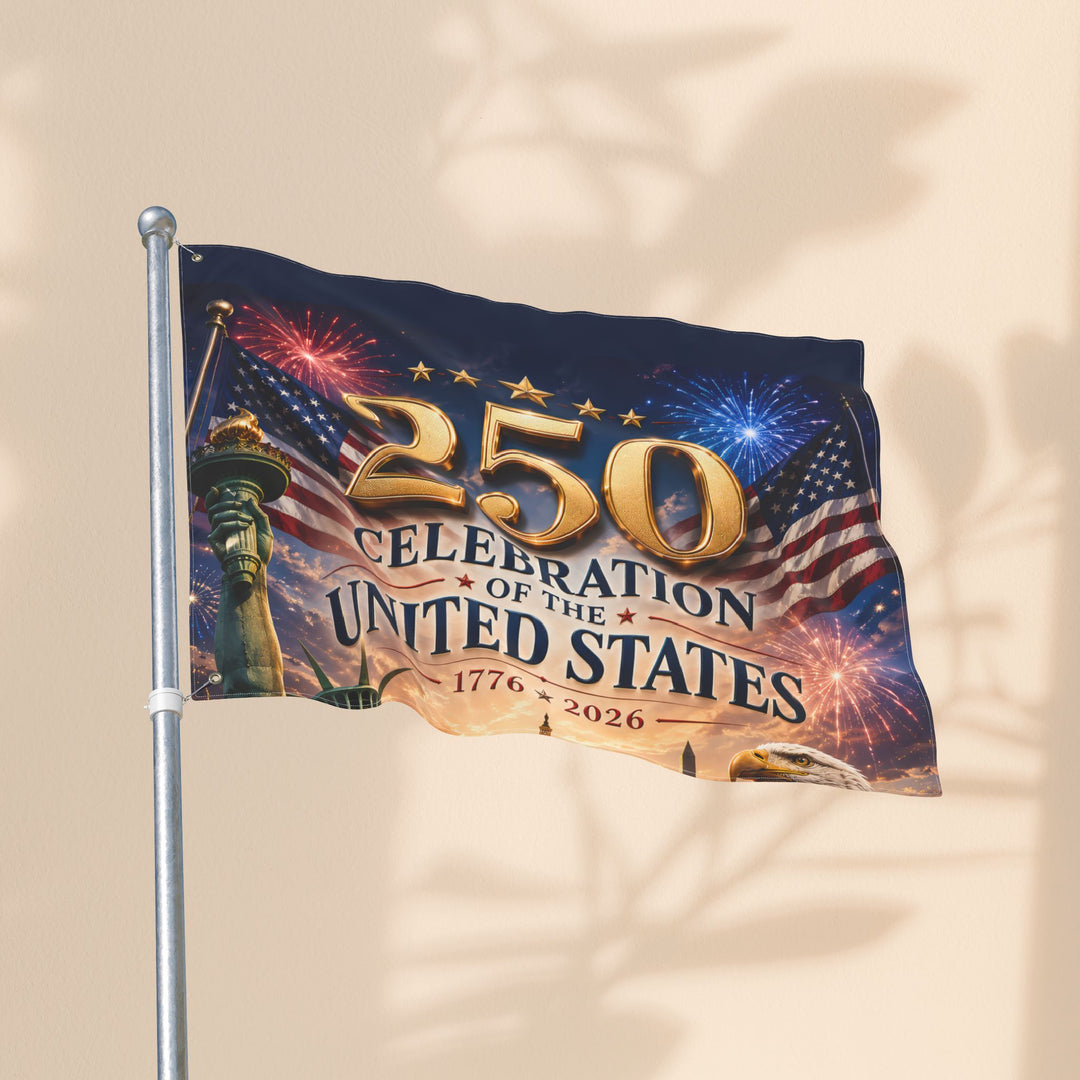 250th United States Celebration Flag — Double-Sided Patriotic Flag