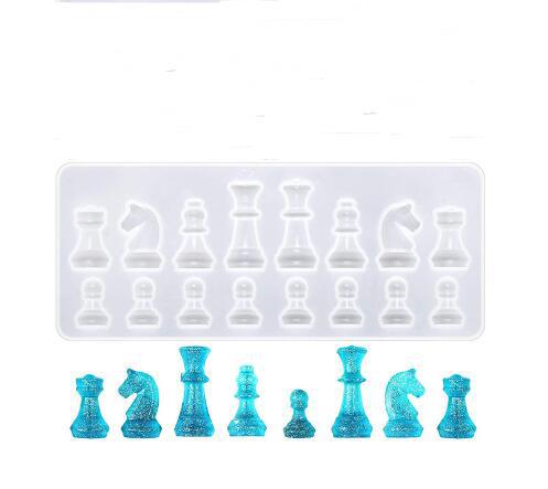Chess Piece Silicone Chocolate and Baking Mold Set