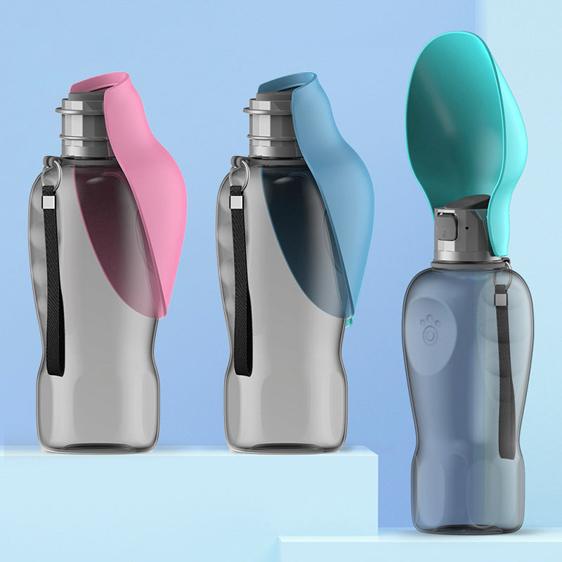 800ml Portable Dog Water Bottle | Leakproof Travel Water Dispenser