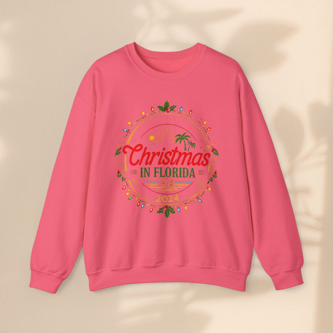 Unisex Heavy Blend™ Crewneck Sweatshirt - Christmas in Florida