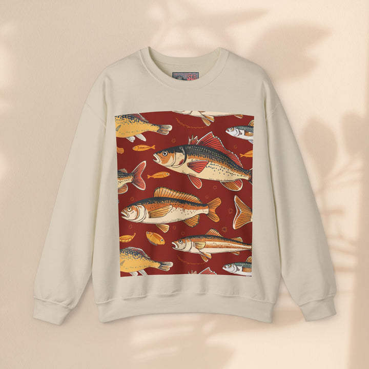 Unisex Heavy Blend™ Crewneck Sweatshirt - Red Fish