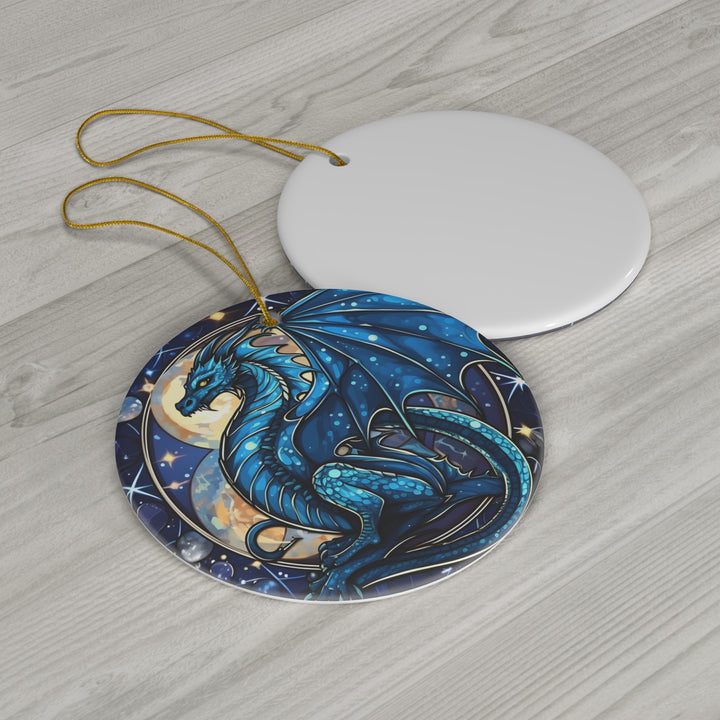 Ceramic Ornament - Blue Dragon