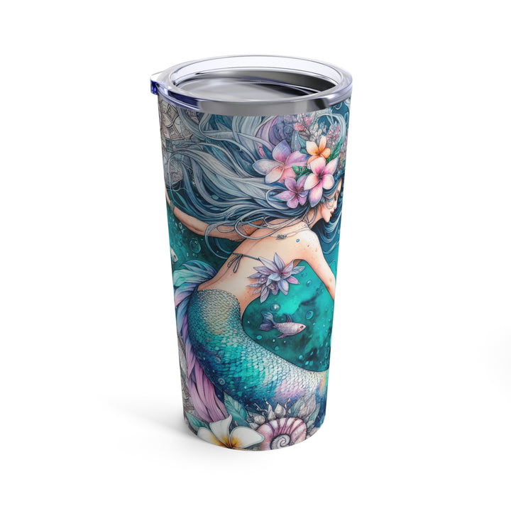 Tumbler 20oz - Mer Flowers