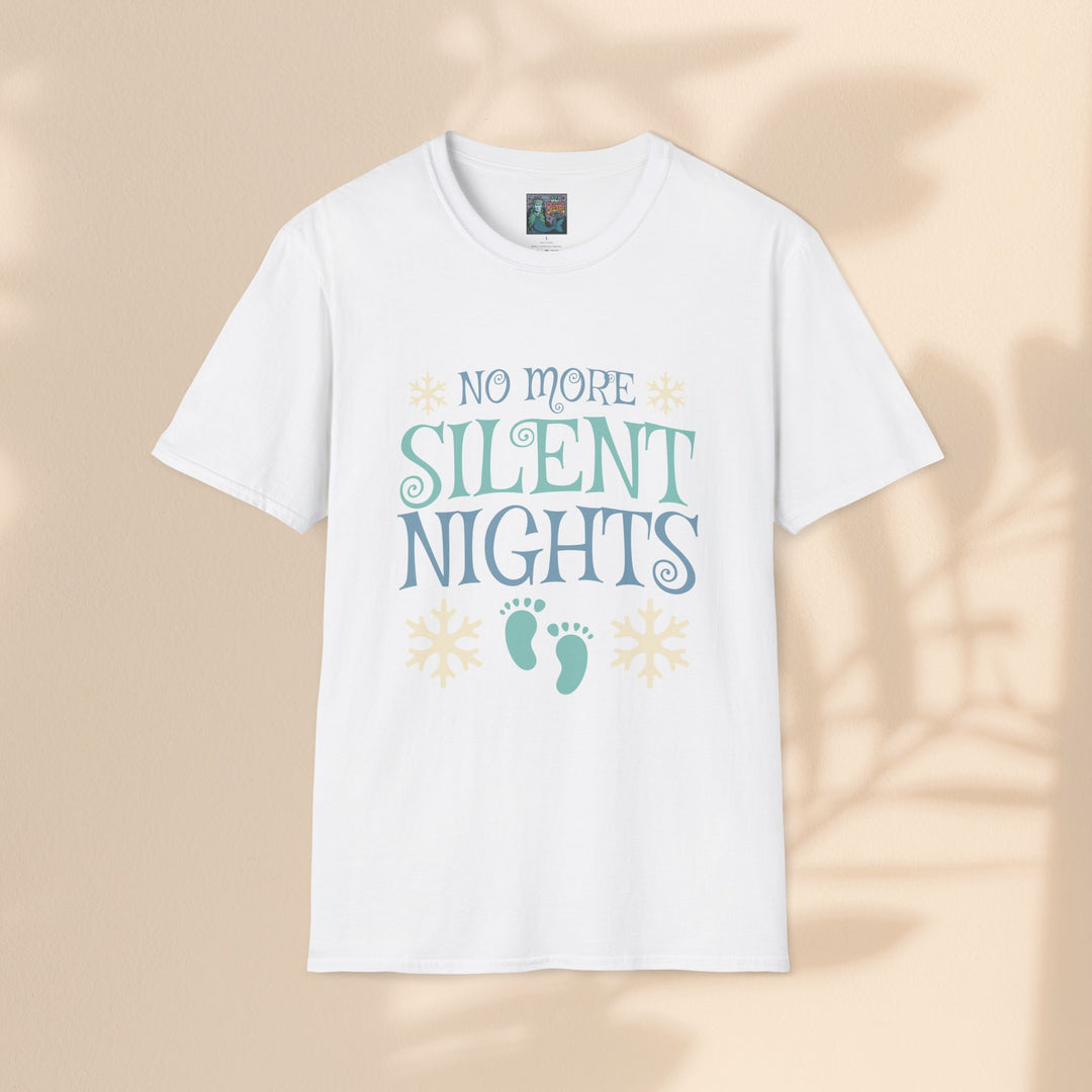 Softstyle T-Shirt - No more Silent Nights Pregnancy T-Shirt