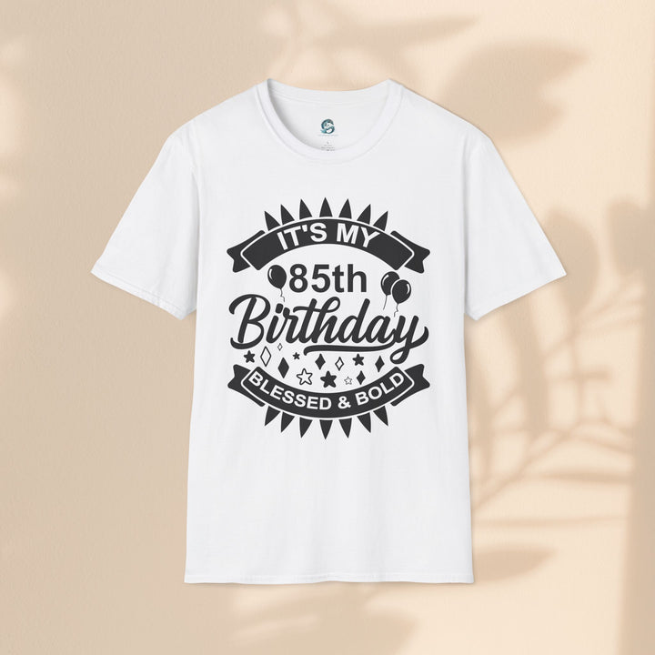 85th Birthday Celebration T-Shirt, Unisex Softstyle Tee for 85th Birthday, Milestone Birthday Gift, Birthday Party Outfit, Cute [...]