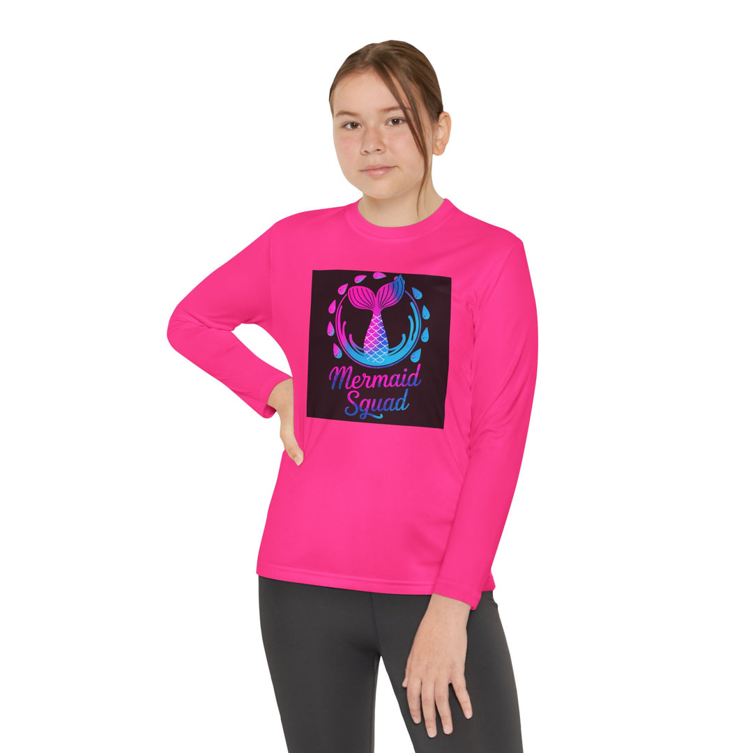 Youth Long Sleeve Competitor Tee - Mermaid Squad