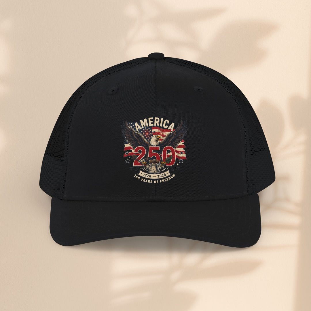 Americana Eagle Trucker Cap – Patriotic Snapback Hat