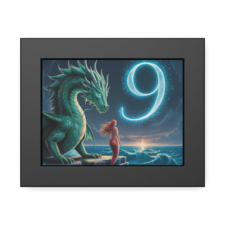 Number 9 and Dragons Canvas Wall Art