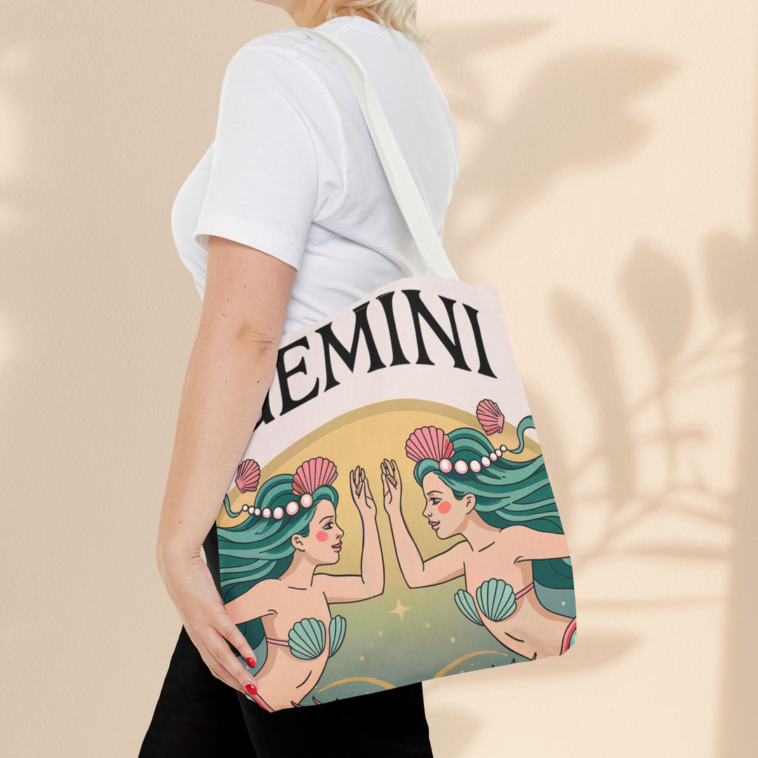 Gemini Zodiac Tote Bag, Astrological Bag, Personalized Gift, Astrology Lover, Horoscope Accessory, Birthday Present
