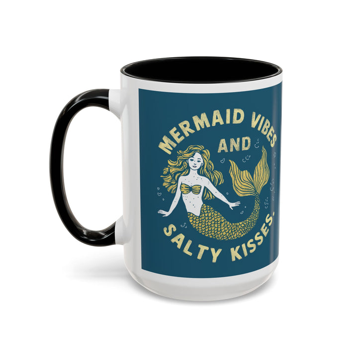 Accent Coffee Mug (11, 15oz)  - Salty Kisses