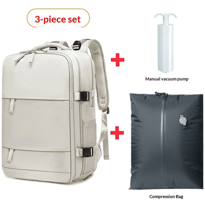 Vacuum-Compression Waterproof Travel Backpack
