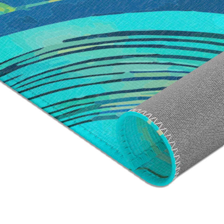 Vibrant Wave Rug for Stylish Serenity