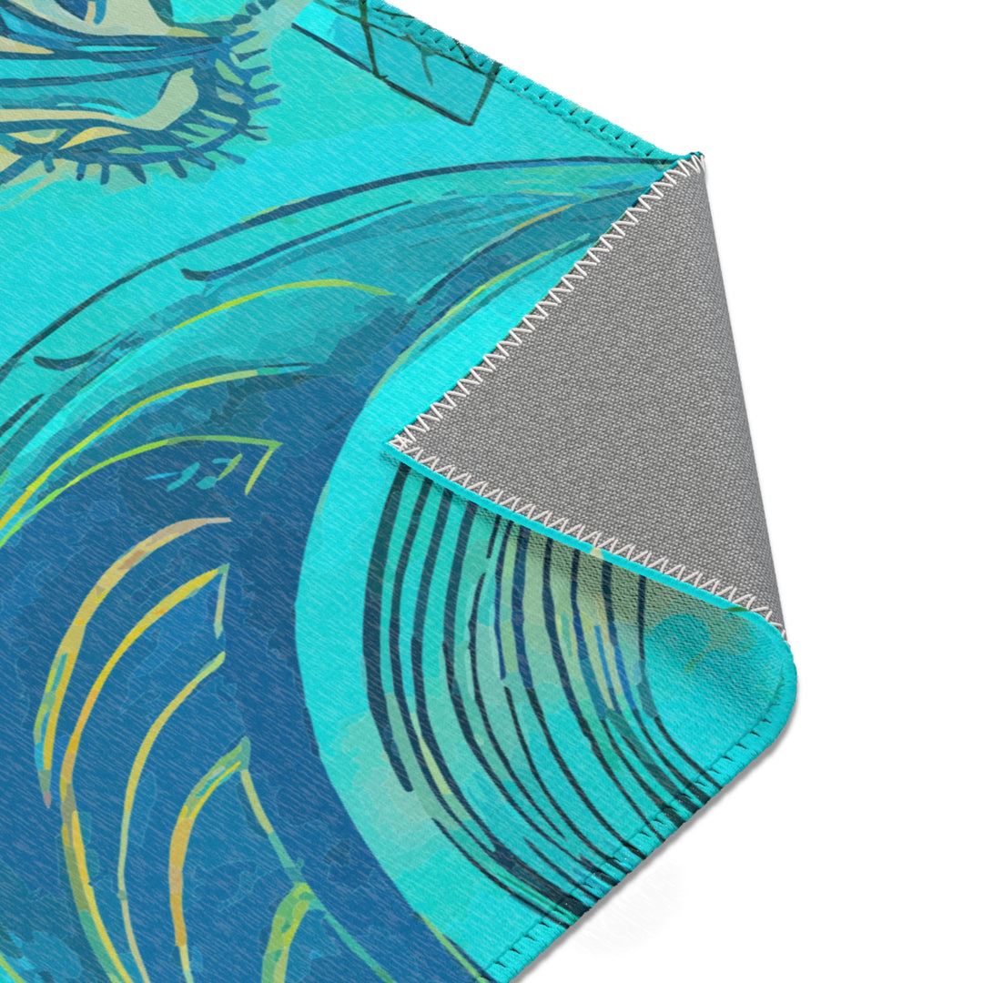 Vibrant Wave Rug for Stylish Serenity