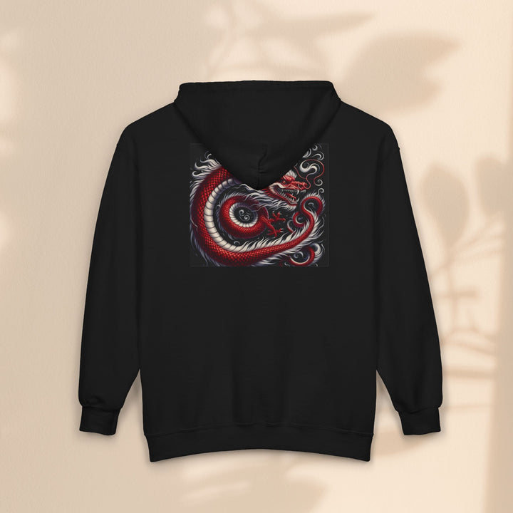 Unisex Heavy Blend™ Full Zip Hooded Sweatshirt - Chinese Red Dragon