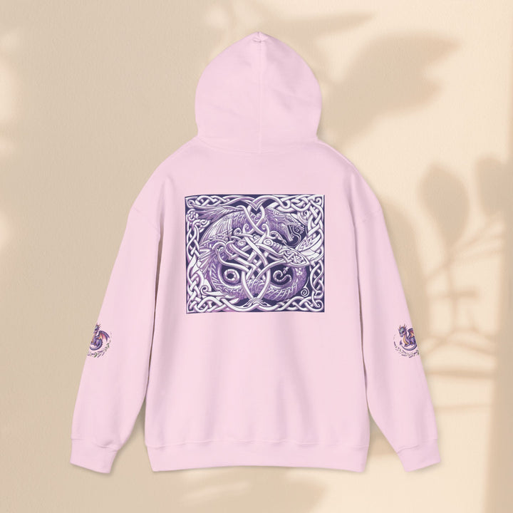 Celtic Dragon Hoodie, Gift for Fantasy Lovers