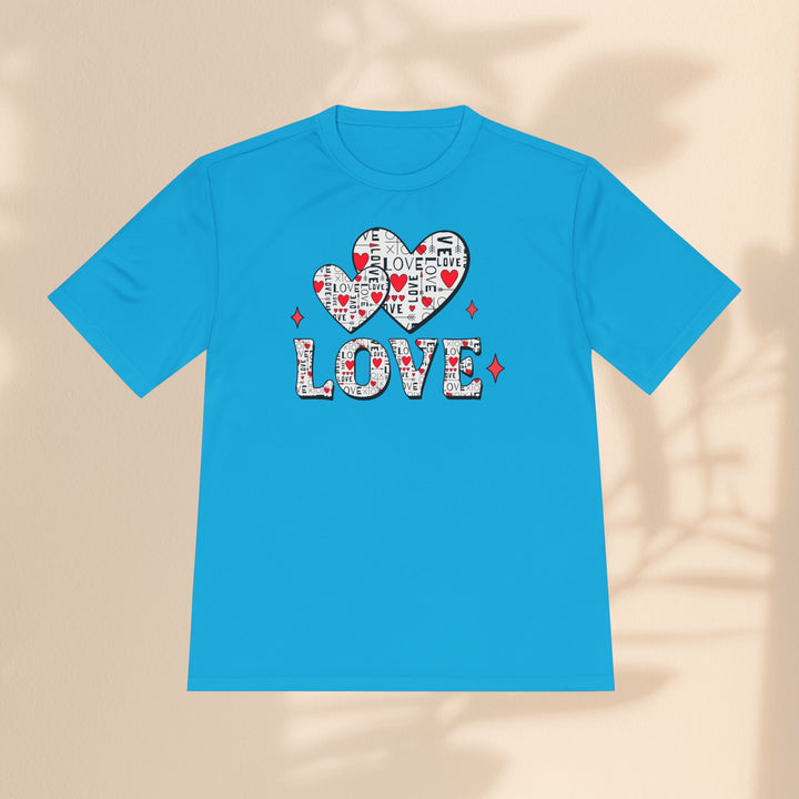 Unisex Moisture Wicking Tee - Love