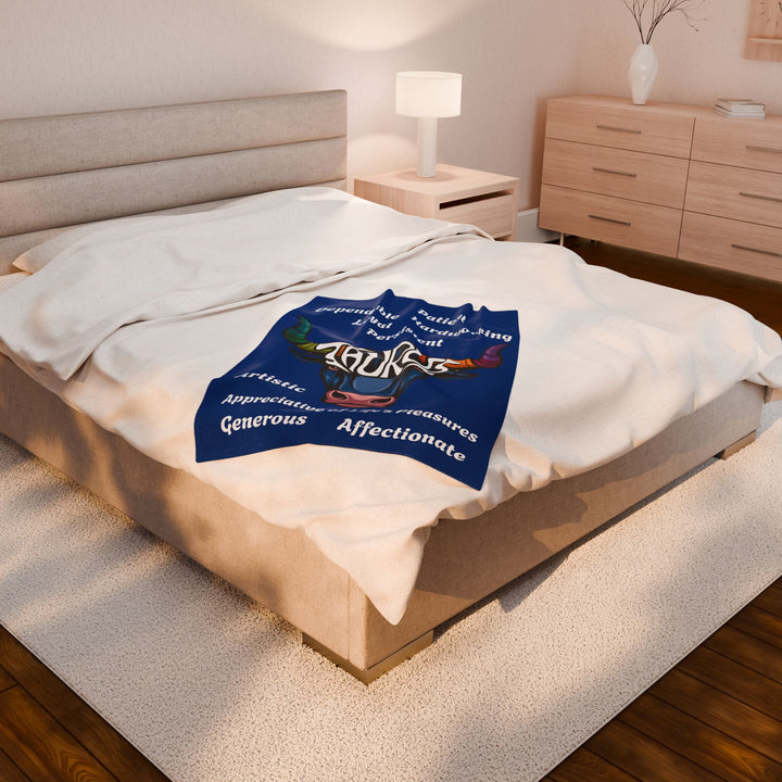 Velveteen Plush Blanket - Taurus