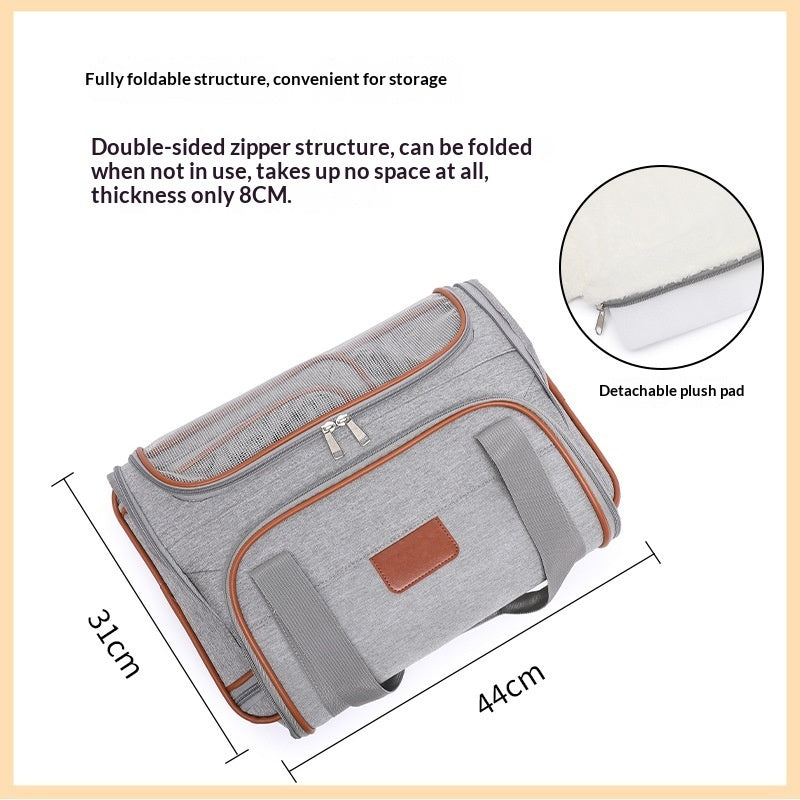 Portable Dog Travel Bag | Airline-Approved Pet Trolley Case