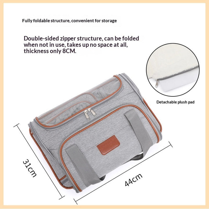 Portable Dog Travel Bag | Airline-Approved Pet Trolley Case