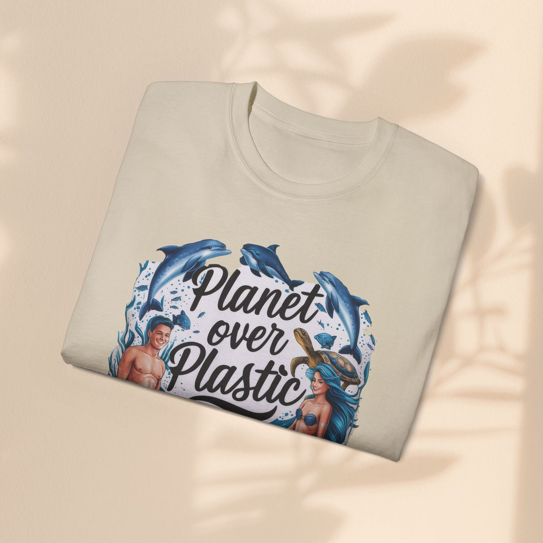 Unisex Ultra Cotton Tee - Planet Over Plastic