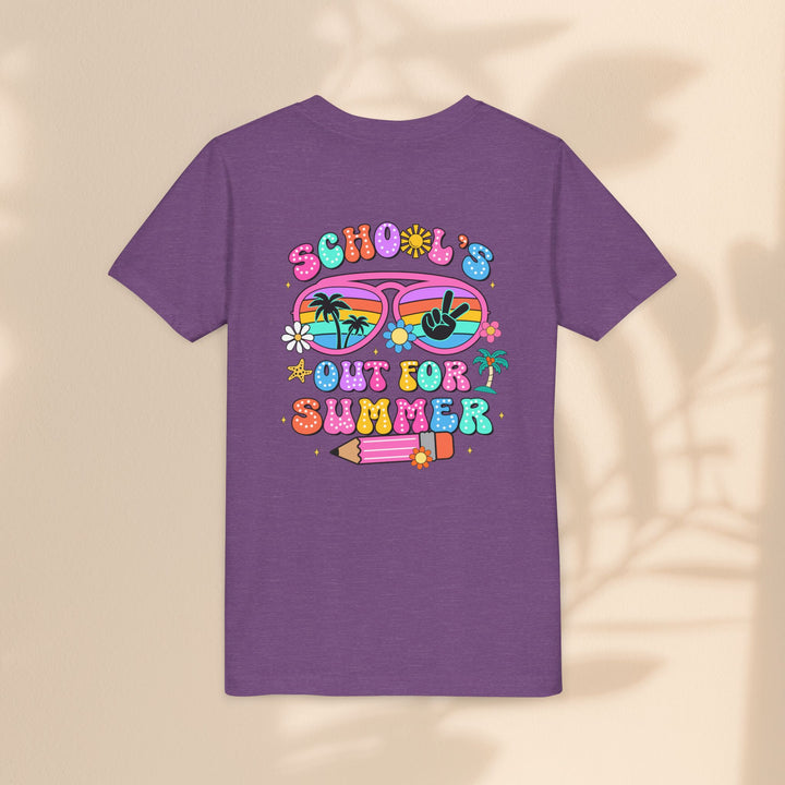 Youth Summer Vibe Tee – "School's Out for Summer"