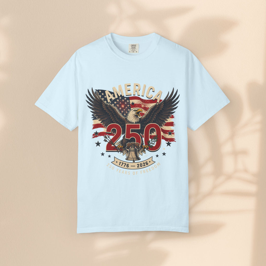 America 250 Eagle Patriotic T-Shirt — Independence Celebration Tee