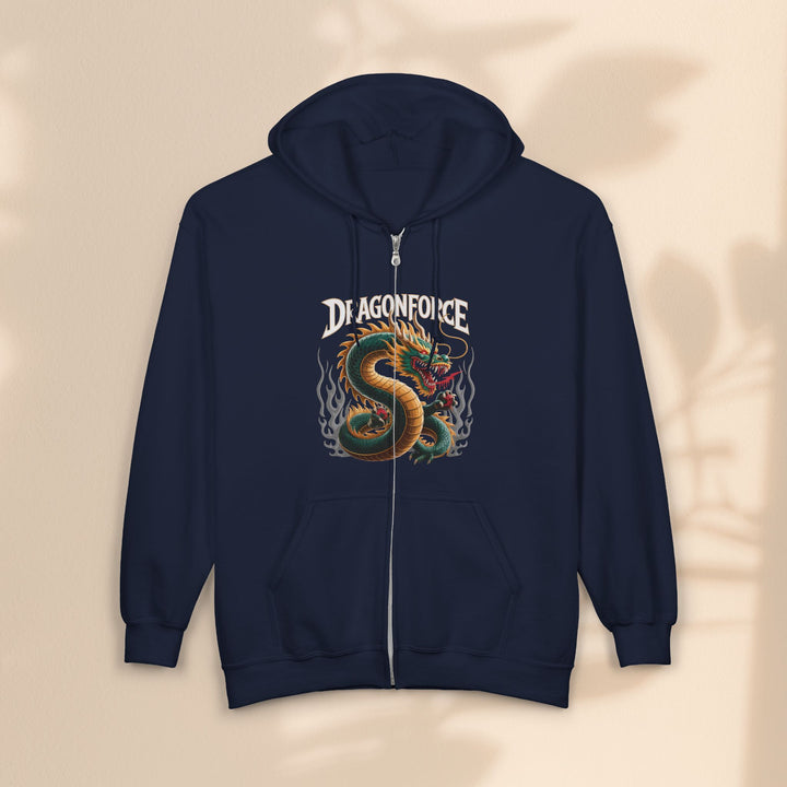 Dragon Force - Unisex Heavy Blend™ Full Zip Hooded Sweatshirt