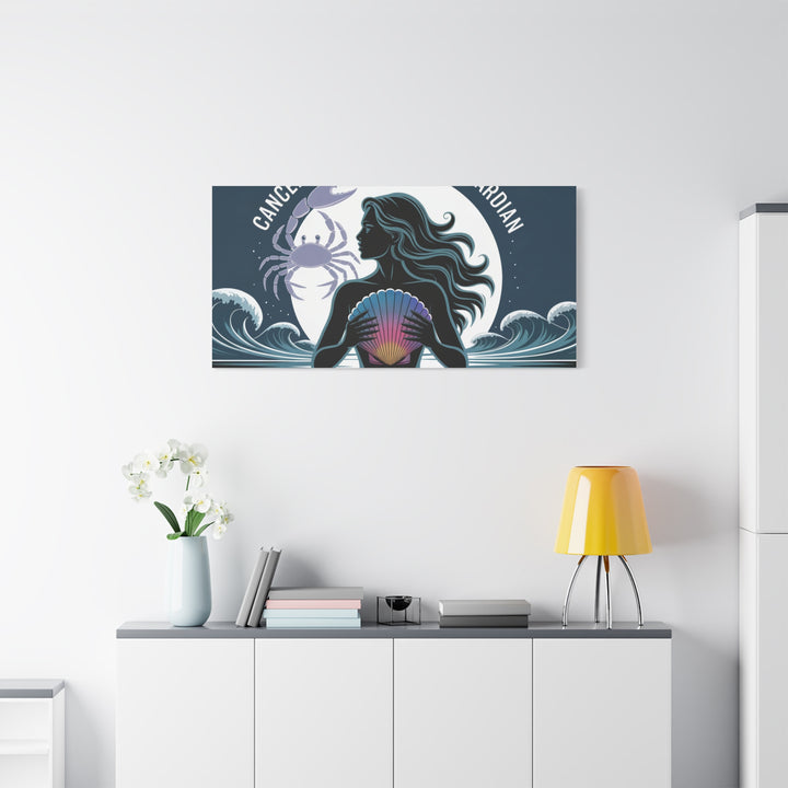 Zodiac Cancer Matte Stretched Canvas Wall Art