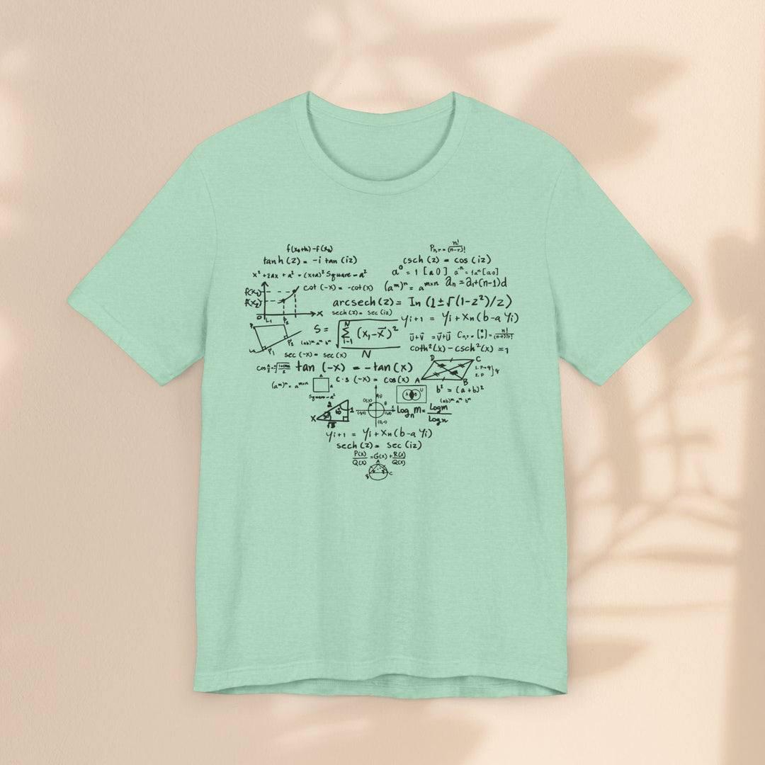 Unisex Jersey Short Sleeve Tee - Math Heart