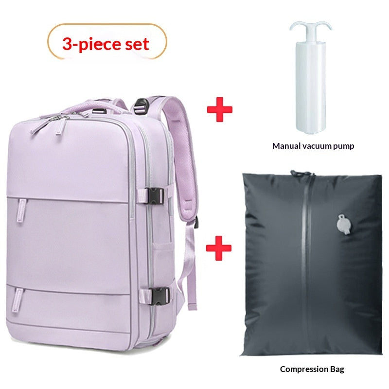 Vacuum-Compression Waterproof Travel Backpack