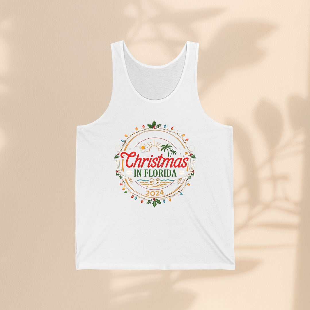 Unisex Jersey Tank - Christmas in Florida 2024