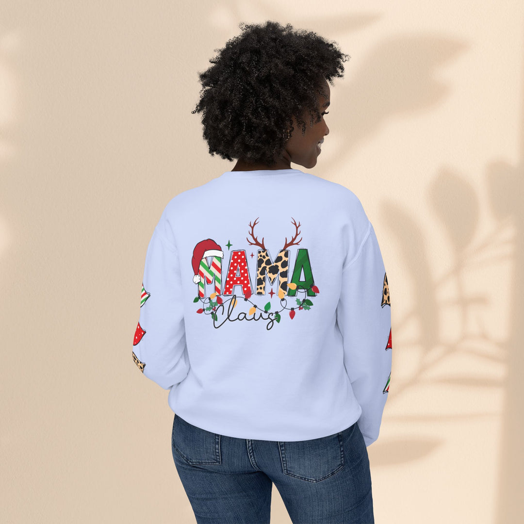 Mama Claus - Women's Lightweight Crewneck Sweatshirt