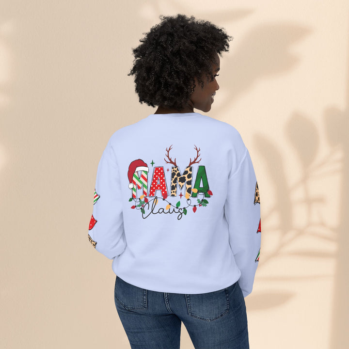 Mama Claus - Women's Lightweight Crewneck Sweatshirt