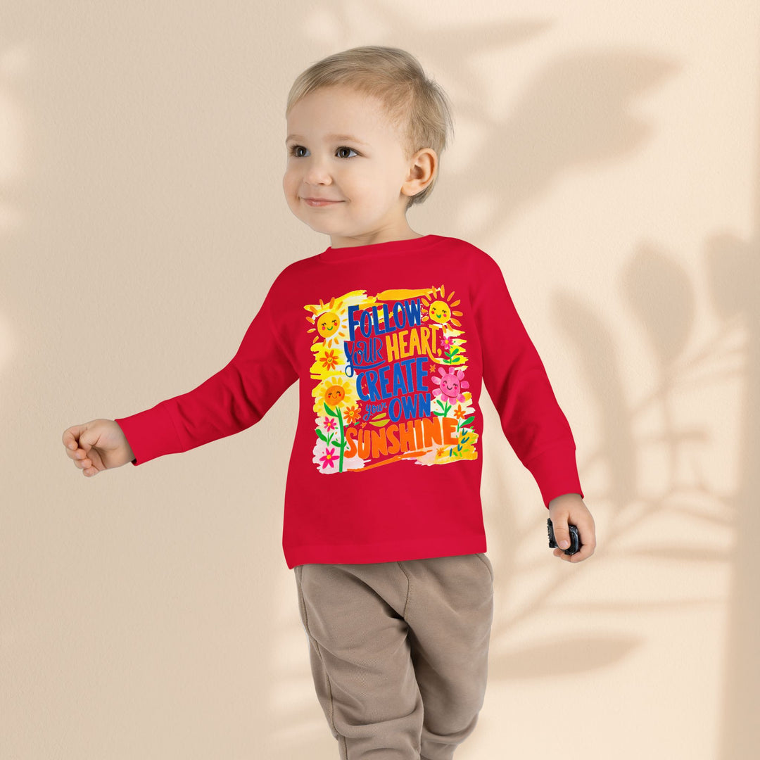 Toddler Long Sleeve Tee - Follow Your Heart