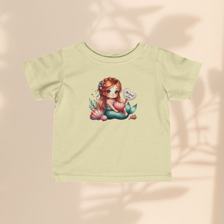 Infant Fine Jersey Tee - Mermaid At Heart