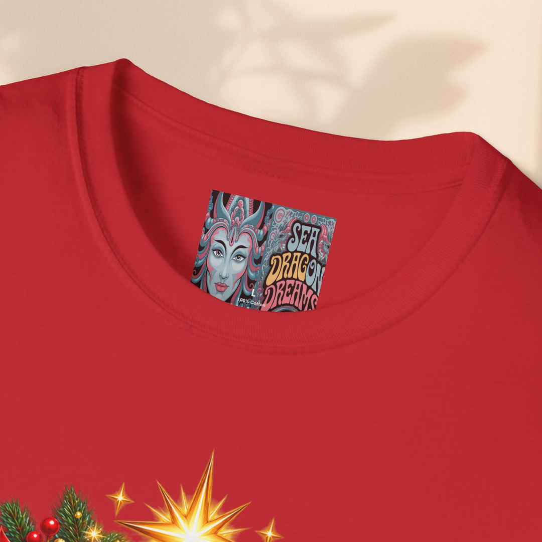Joy to the World Christmas T-Shirt — Festive Wreath Holiday Tee