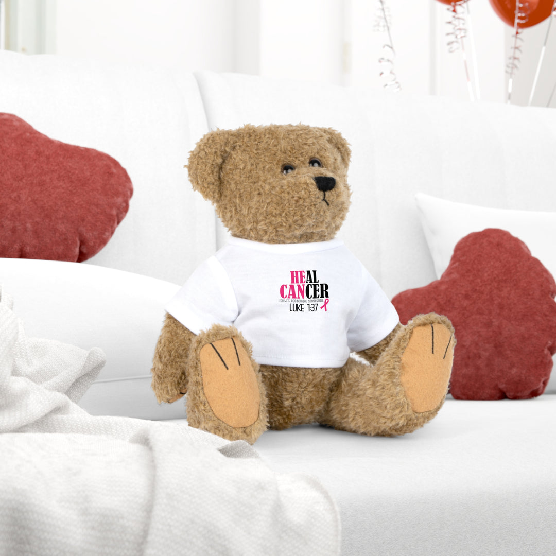 Plush Toy with T-Shirt - Healing Cancer Gift