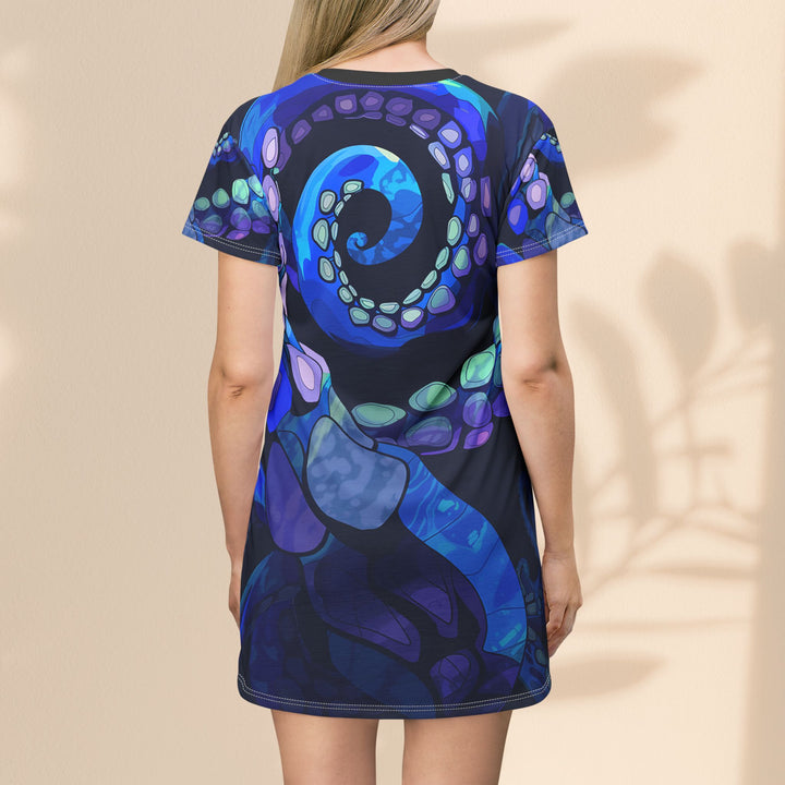 T-Shirt Dress  - Octopus Delight