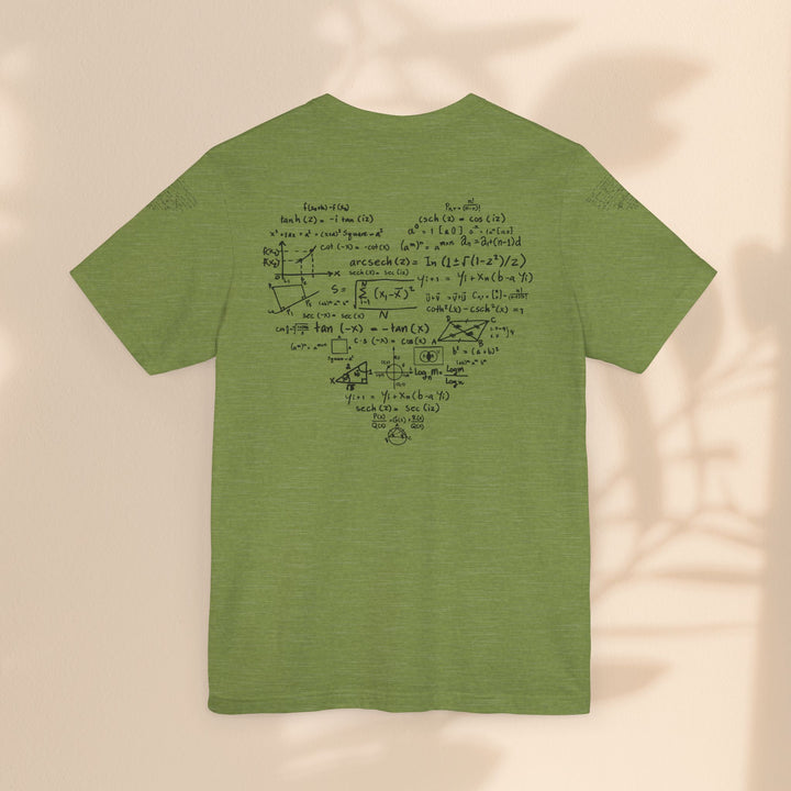 Unisex Jersey Short Sleeve Tee - Math Heart