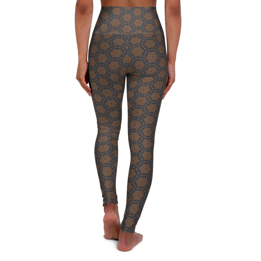 High Waisted Yoga Leggings - The Message