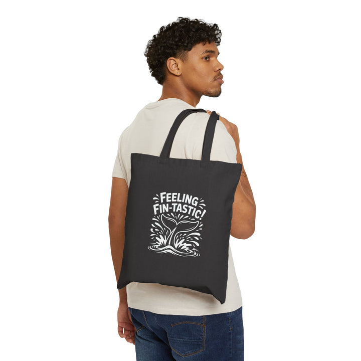 Feeling Fintastic Cotton Canvas Tote Bag