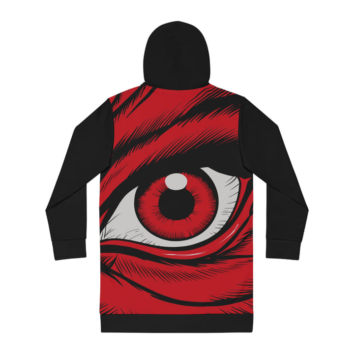 Women's Hoodie Dress - Red Eye