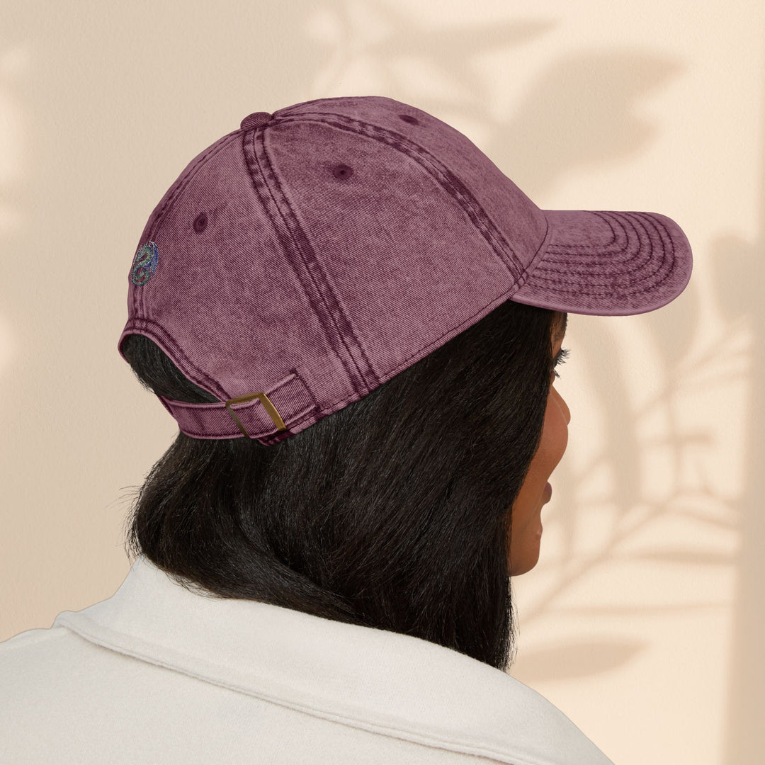 Vintage Embroidered Dragon Cap, Retro Baseball Hat, Gift for Her, Boho Accessories, Festival Wear, Casual Outfit